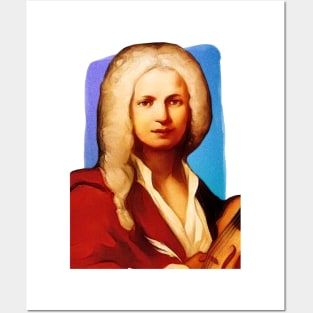 Italian Composer Antonio Vivaldi illustration Posters and Art